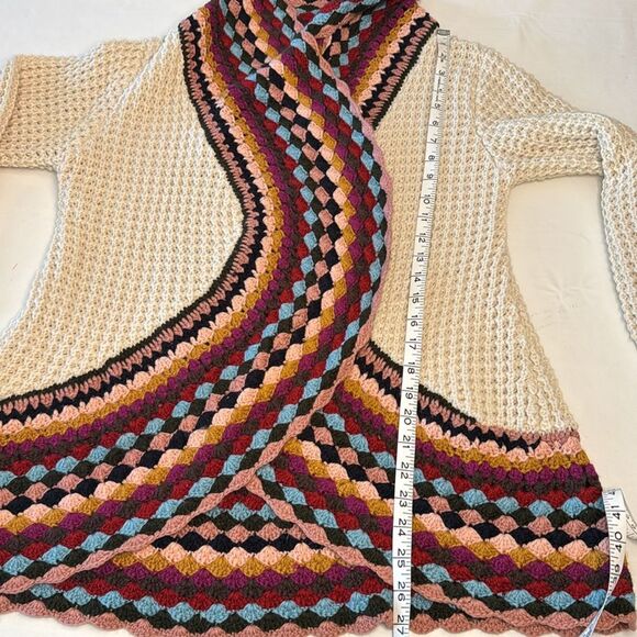 Cinthy Q Chunky Knit Cardigan Sweater, Size M/L - Picture 4 of 8